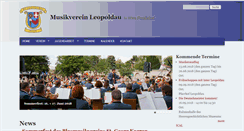 Desktop Screenshot of musikverein-leopoldau.com